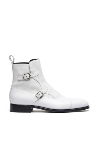 Ambrogio Luca Suede & Leather Double Monk Boot