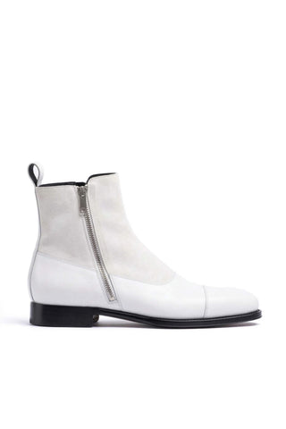 Ambrogio Luca Suede & Leather Double Monk Boot