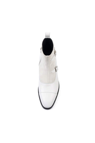 Ambrogio Luca Suede & Leather Double Monk Boot