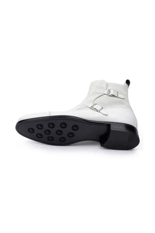 Ambrogio Luca Suede & Leather Double Monk Boot