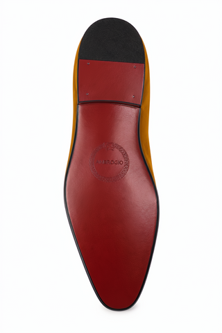 Ambrogio Milano 2 Velvet & Leather Tassel Loafer