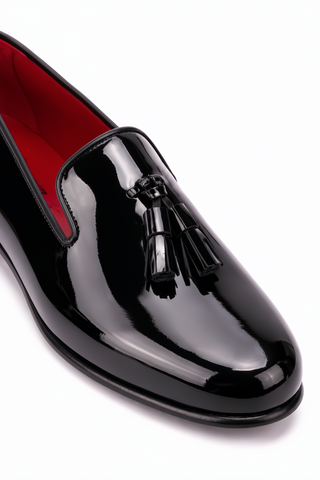 Ambrogio Milano Patent Tassel Loafer