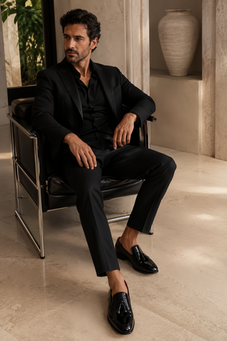 Ambrogio Milano Patent Tassel Loafer