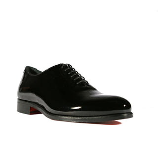 Ambrogio Patent Leather Wholecut Tuxedo Oxford-AmbrogioShoes