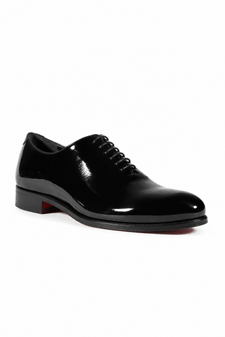 Ambrogio Patent Leather Wholecut Tuxedo Oxford
