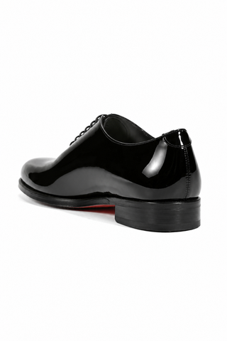 Ambrogio Patent Leather Wholecut Tuxedo Oxford