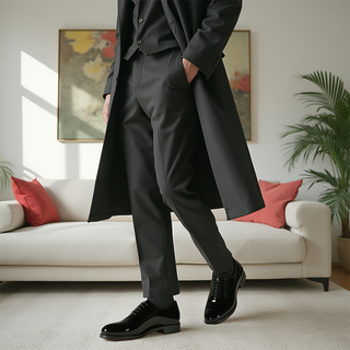 Ambrogio Patent Leather Wholecut Tuxedo Oxford-AmbrogioShoes