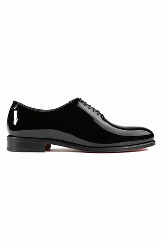 Ambrogio Patent Leather Wholecut Tuxedo Oxford