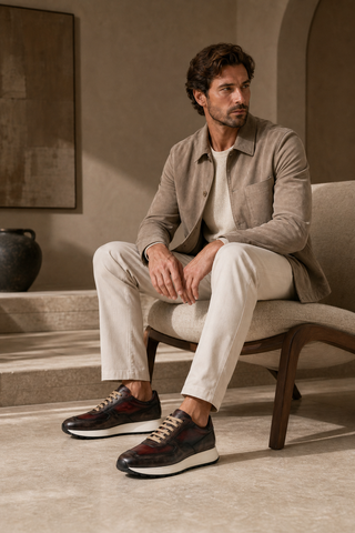 Ambrogio Phillip Leather Sneaker