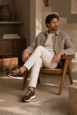 Ambrogio Phillip Leather Sneaker