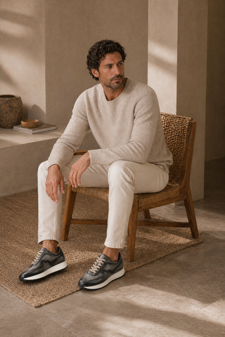 Ambrogio Phillip Leather Sneaker