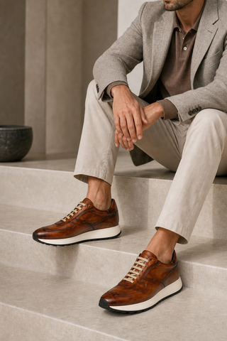 Ambrogio Phillip Leather Sneaker