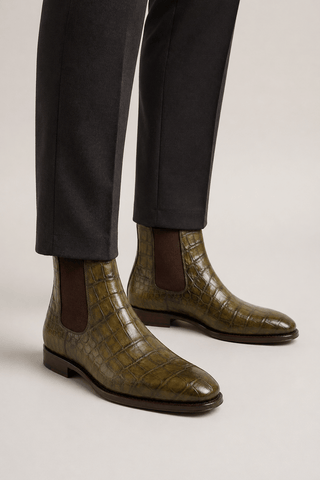 Ambrogio Rovano Leather Chelsea Boot