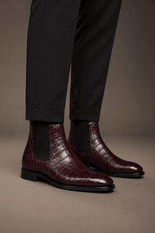 Ambrogio Rovano Leather Chelsea Boot