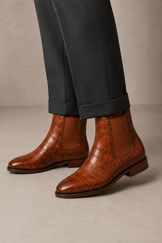Ambrogio Rovano Leather Chelsea Boot
