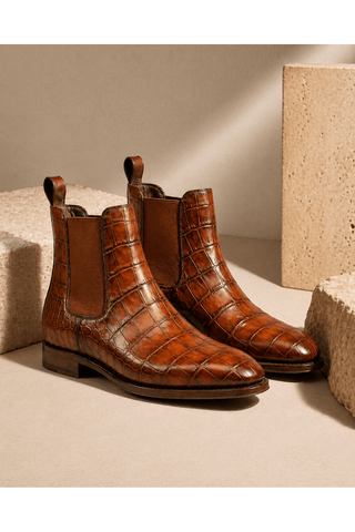 Ambrogio Rovano Leather Chelsea Boot