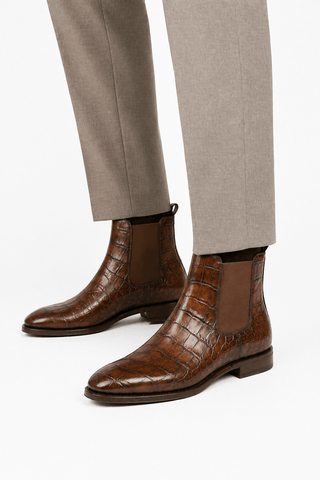 Ambrogio Rovano Leather Chelsea Boot