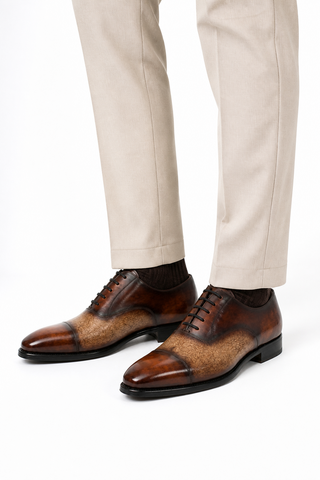 Ambrogio Rovello Leather Oxford