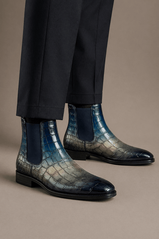 Ambrogio Santino Ferro Leather Chelsea Boot