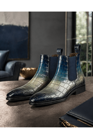 Ambrogio Santino Ferro Leather Chelsea Boot
