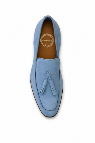 Ambrogio Suede Tassels Loafers (AMZ1002)