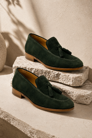 Ambrogio Suede Tassels Loafers (AMZ1002)
