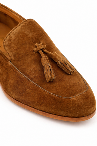 Ambrogio Suede Tassels Loafers (AMZ1002)