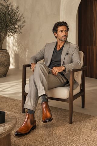 Ambrogio Torino Leather Chelsea Boot