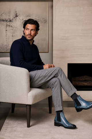 Ambrogio Torino Leather Chelsea Boot