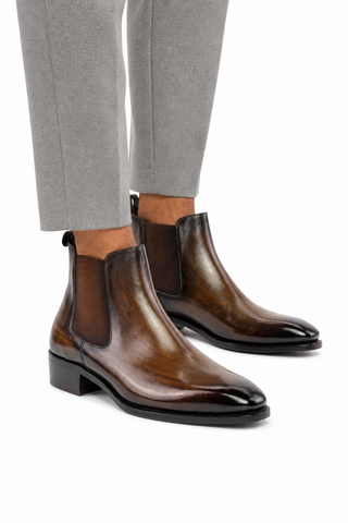 Ambrogio Torino Leather Chelsea Boot