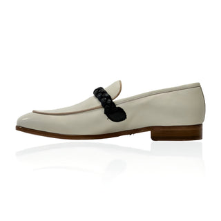 Ambrogio by Mezlan Braided Nappa Leather Loafers (AMZ1006)-AmbrogioShoes