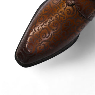 Ambrogio by Mezlan Calf-Skin Leather Single Monk Strap (AMZ1018)-AmbrogioShoes