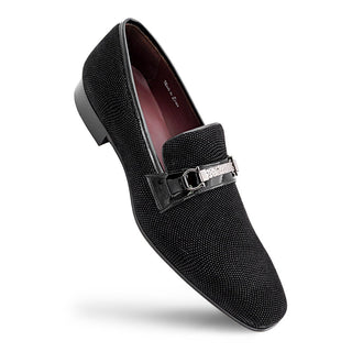 Ambrogio by Mezlan Glass Suede Leather Slip-On Horsebit Loafers (AMZ1020)-AmbrogioShoes