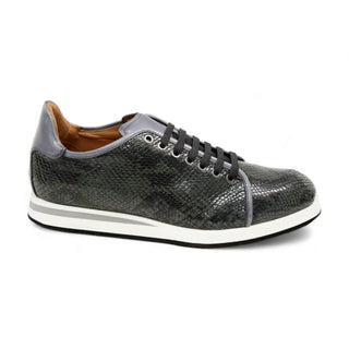 Ambrogio by Mezlan Snake-Print Calf-Skin Leather Sneakers (AMZ1008)-AmbrogioShoes