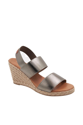 Andre Assous Allison Elastic Fabric Slip-On Wedge
