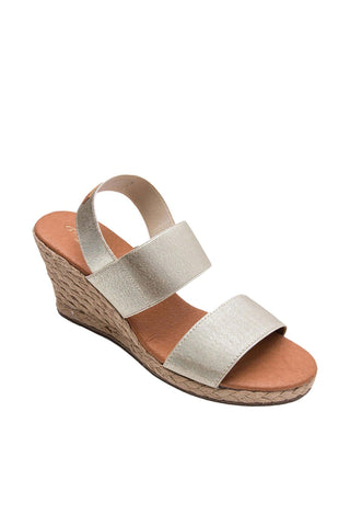 Andre Assous Allison Elastic Fabric Slip-On Wedge