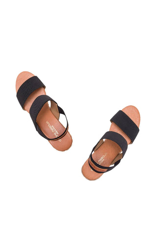 Andre Assous Allison Elastic Fabric Slip-On Wedge
