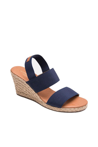 Andre Assous Allison Elastic Fabric Slip-On Wedge