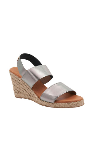 Andre Assous Allison Elastic Fabric Slip-On Wedge
