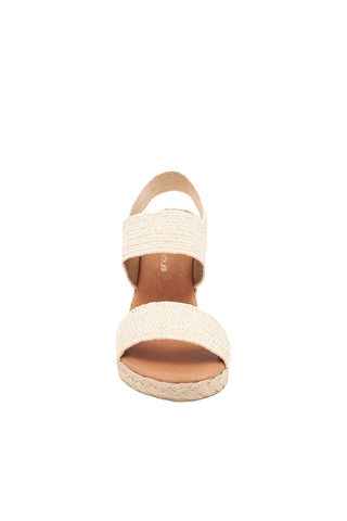 Andre Assous Allison Raffia Slip-On Wedge
