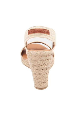 Andre Assous Allison Raffia Slip-On Wedge