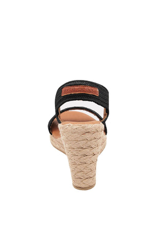 Andre Assous Allison Raffia Slip-On Wedge