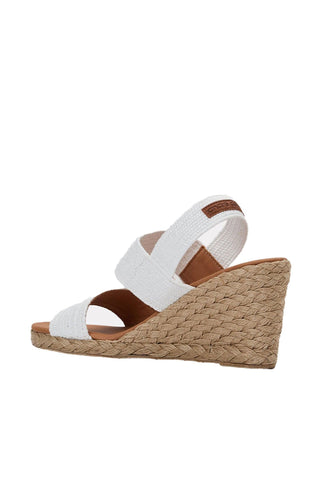 Andre Assous Allison Raffia Slip-On Wedge