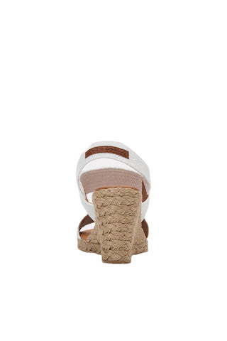 Andre Assous Allison Raffia Slip-On Wedge