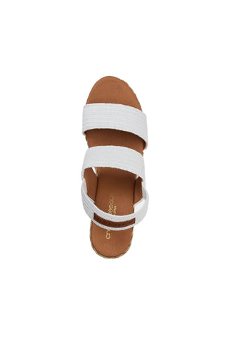 Andre Assous Allison Raffia Slip-On Wedge