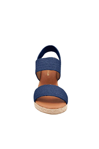 Andre Assous Allison Raffia Slip-On Wedge