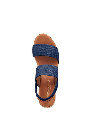 Andre Assous Allison Raffia Slip-On Wedge