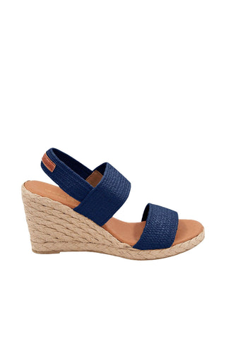 Andre Assous Allison Raffia Slip-On Wedge