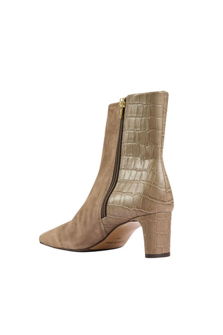 Andre Assous Amerie Suede & Embossed Leather Boot