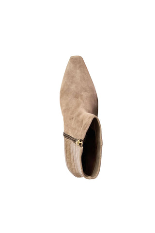 Andre Assous Amerie Suede & Embossed Leather Boot